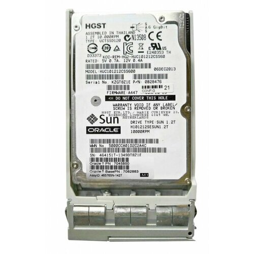 Жесткий диск Sun 7045850 12TB SAS 25 HDD 7158500₽