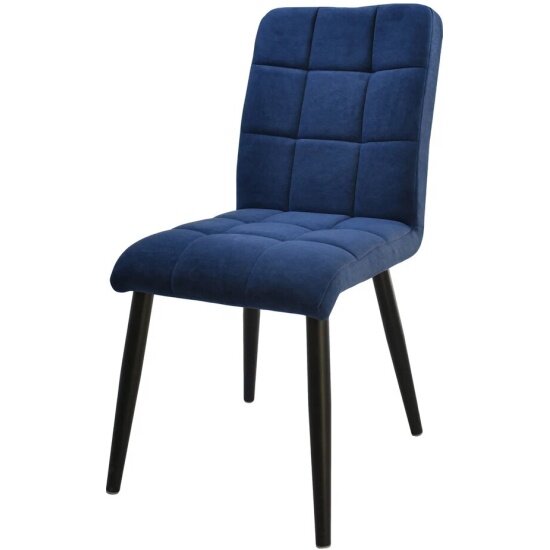 фото Стул предприятие гальваник Комо эмаль черный муар Catania Dark blue