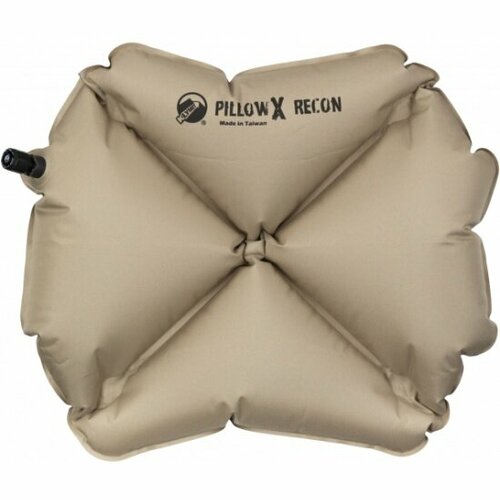 Подушка надувная Klymit Pillow X Recon, песочная (12PXCy01C) подушка klymit drift camp pillow regular оранжевая 12dror01c