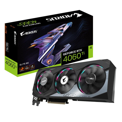 Видеокарта GIGABYTE GeForce RTX 4060 Ti AORUS ELITE 8G