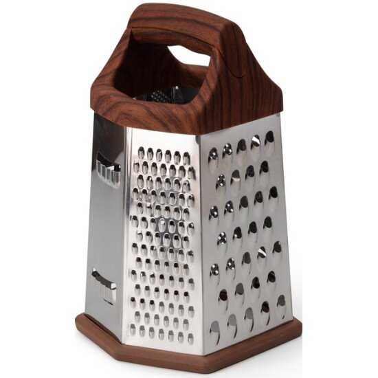 фото Тёрка 6-ти сторонняя ATMOSPHERE OF ART Wood AT-K1385-1