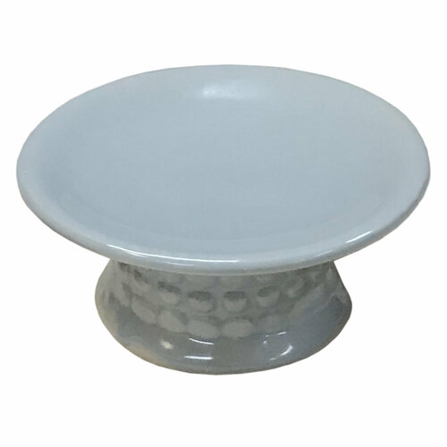 Индокитай Подсвечник круглый h 5 см серый kelly002 1130₽