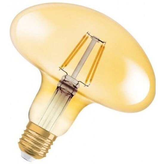 Светодиодная лампа Ledvance-osram Vintage 1906 LED CL MUSHROOMFIL GOLD 404,5W/824 E27 120x120мм OSRAM