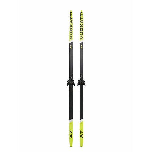 Лыжный комплект VUOKATTI без палок 75мм Step, Black/Yellow, 190 см