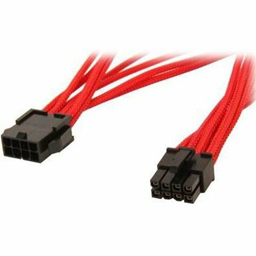 удлинитель gelid 6 2 pin pci e 30см красный ca 8p 08 Удлинитель Gelid 8-pin EPS, 30см, красный (CA-8P-04)