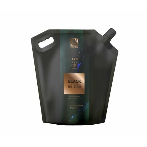 Стеклоомывающая жидкость Лукойл (Lukoil) зимняя Black Edition (-10) 3.78л.