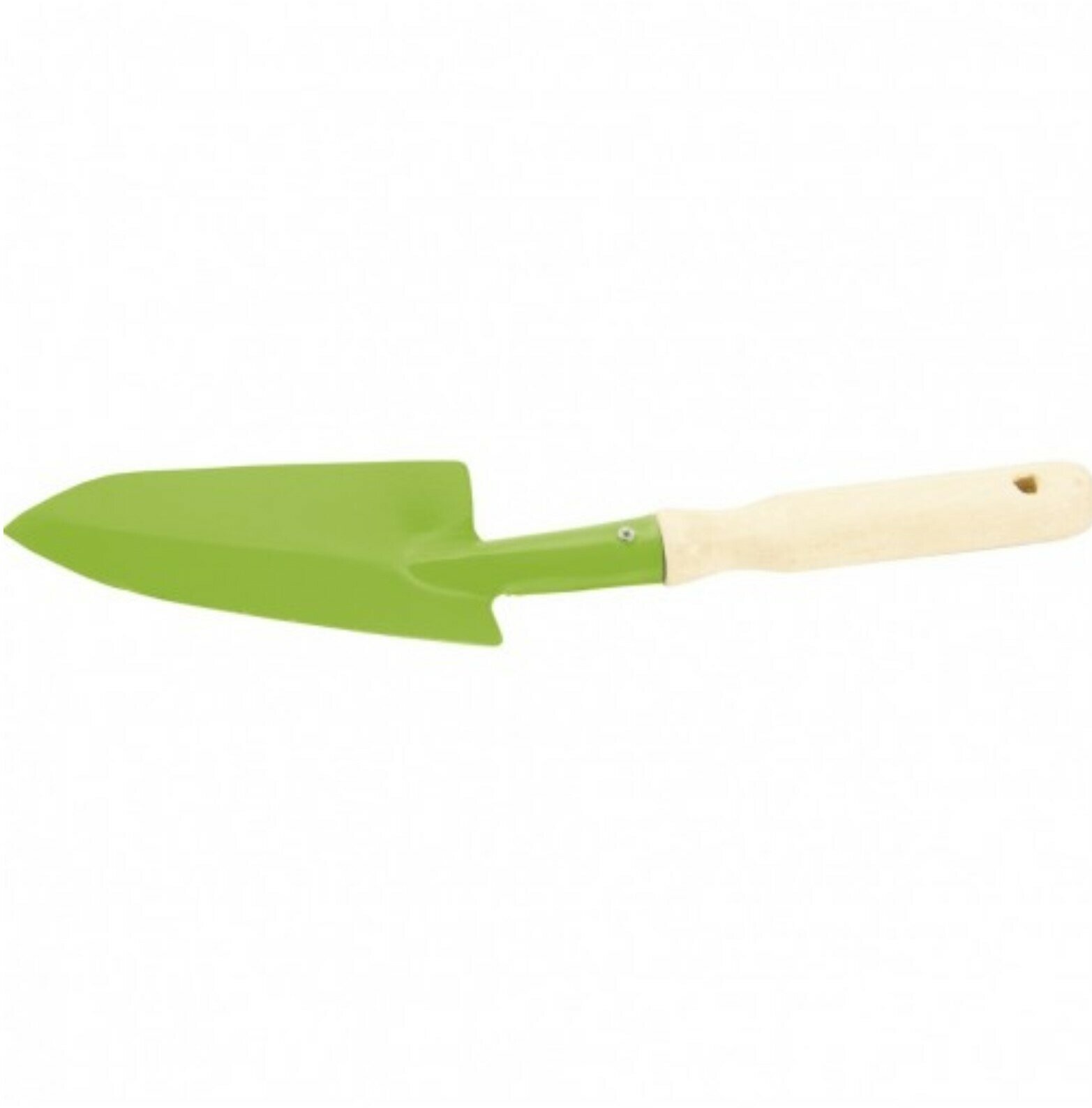 Совок посадочный узкий  65х345 мм  стальной  деревянная рукоятка  агроном