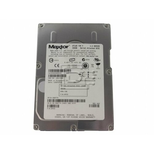 Жесткий диск Maxtor 8J300S0 300Gb SAS 35 HDD 1331000₽