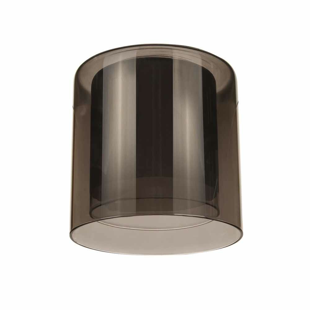 фото Плафон 33 идеи Цилиндр Двойной L13хD13 полупрозрачный серый