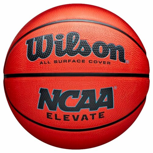 фото Мяч баскетбольный wilson ncaa elevate, wz3007001xb7, размер 7, резина, бутиловая камера, оранжевый-черный