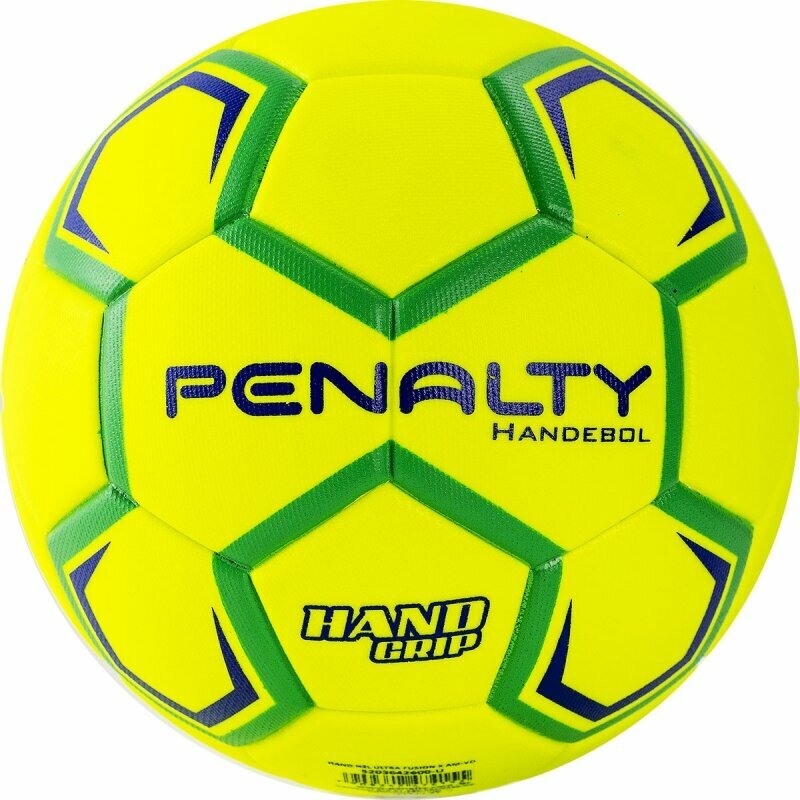 Мяч гандбольный PENALTY HANDEBOL H2L ULTRA FUSION FEMININO X 5203642600-U размер 2 PU термосшивка желтый