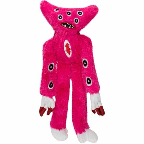 Мягкая игрушка Kids Choice TM12411 Huggy Wuggy Хаги Ваги Killy Willy Multiple eyes розовый 40см