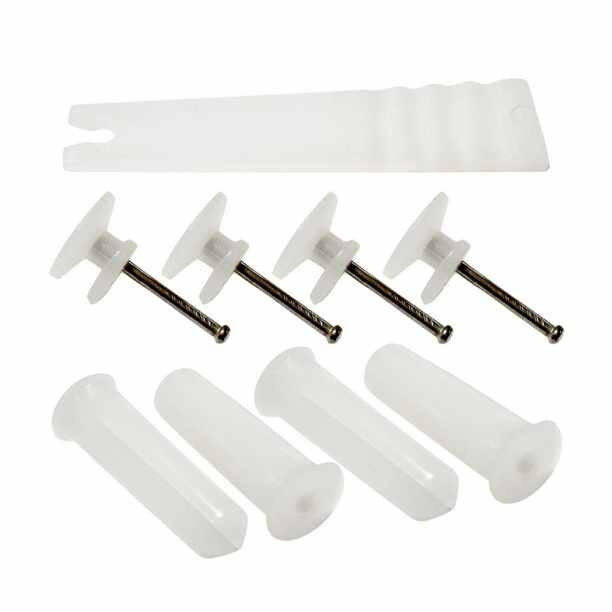 Крюк-точка настенный для картин 16 мм пластик 4 шт