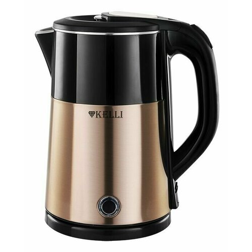 Электрочайник Kelli KL-1802 бронзовый 144500₽