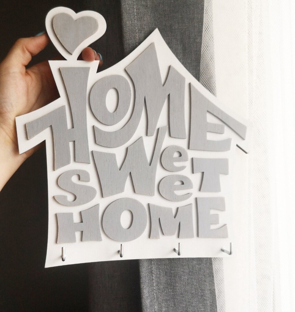 Ключница из дерева / Деревянная настенная ключница, хранение ключей