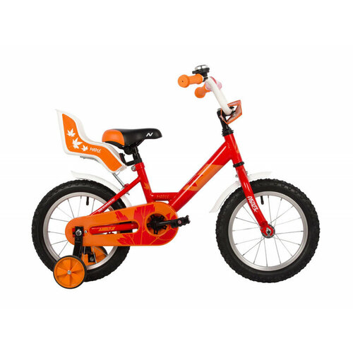 Детский велосипед Novatrack Maple 14, год 2022, цвет Красный