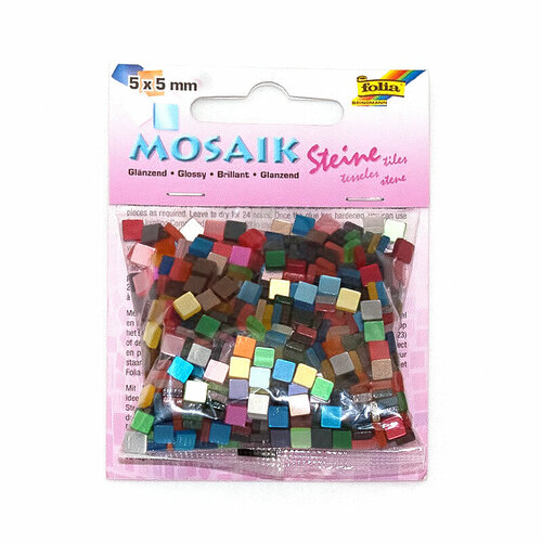 Folia Мозаика Глянцевая 5 x 5 мм 700 шт ассорти 59109 1797₽