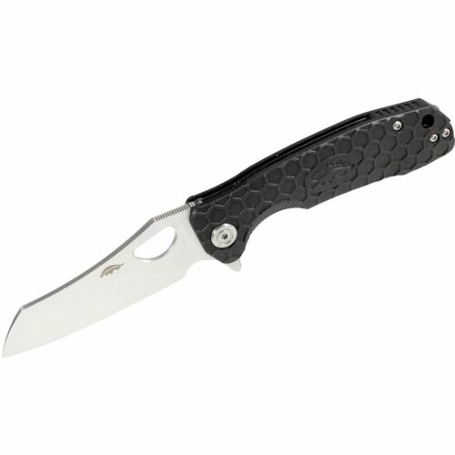 Нож складной HONEY BADGER Wharncleaver D2 M (HB1161) с чёрной рукоятью