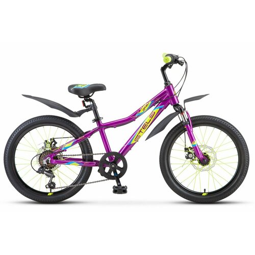 Детский велосипед Stels Pilot 240 MD 20 V010, год 2023, цвет Фиолетовый детский велосипед stels pilot 240 md v010 2023 20 фиолетовый 120 140 см