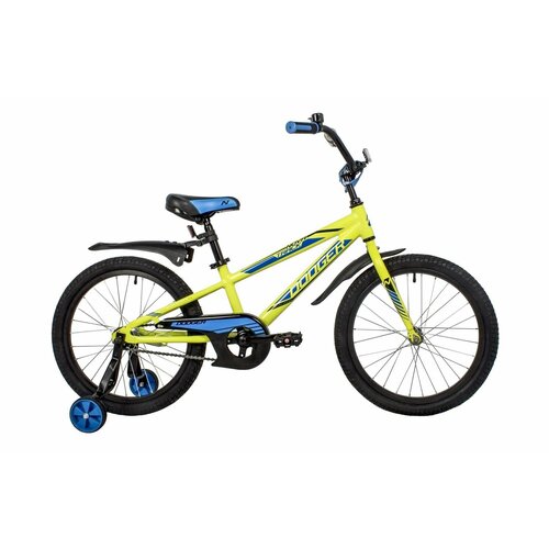Детский велосипед Novatrack Dodger 20 год 2022 цвет Зеленый 1393000₽