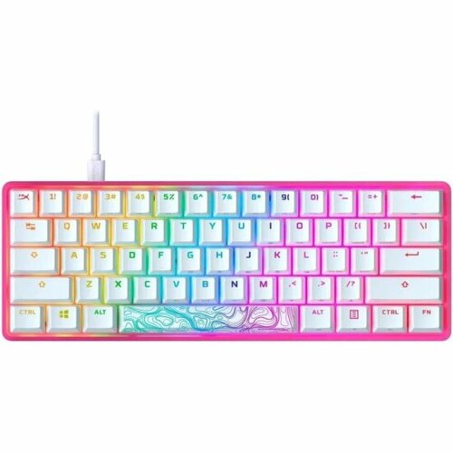 Клавиатура HYPERX Alloy Origins -60 Red Switch Pink 572Y6AAABA 1415100₽