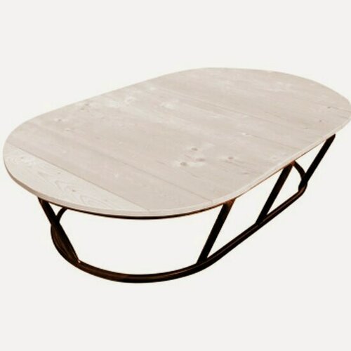 Изображение товара Стол M-group мамасан овальный коричневый без ротанга