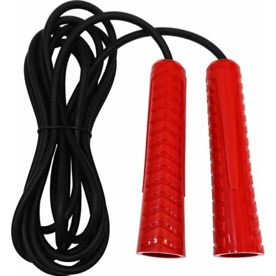 фото Скакалка FORTIUS для фитнеса регулируемая 3 м, красный