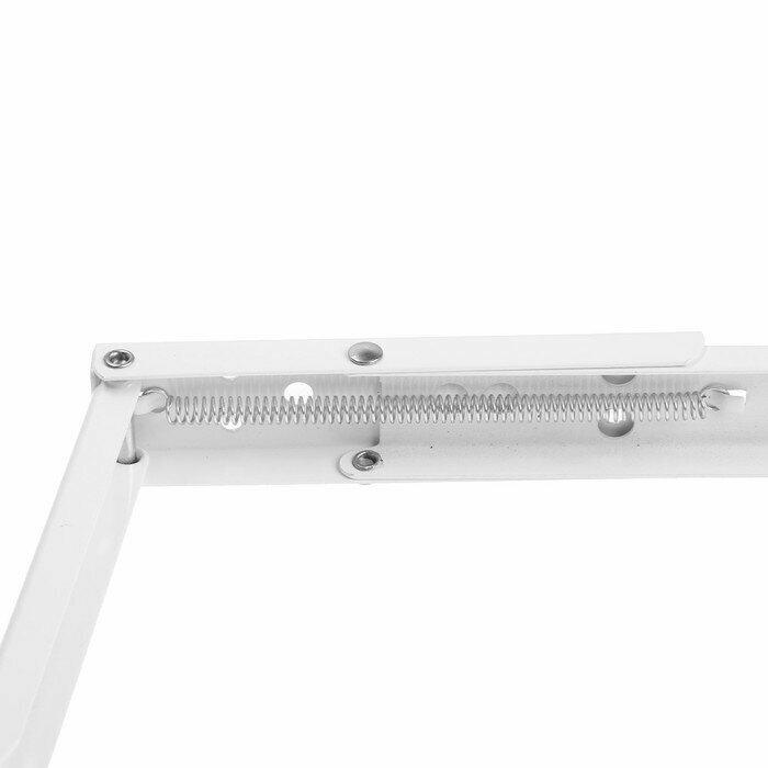 Кронштейн складной для столов и полок тундра, F001 , 2 шт, длина 350 мм, сталь, цвет белый 97039 - фотография № 6
