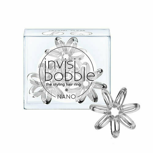 Резинка для волос INVISIBOBBLE Crystal Clear (с подвесом) прозрачный 3 шт.