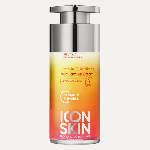Изображение товара Мультиактивный крем для комбинированной и жирной кожи ICON SKIN Vitamin C Radiant, 30 мл