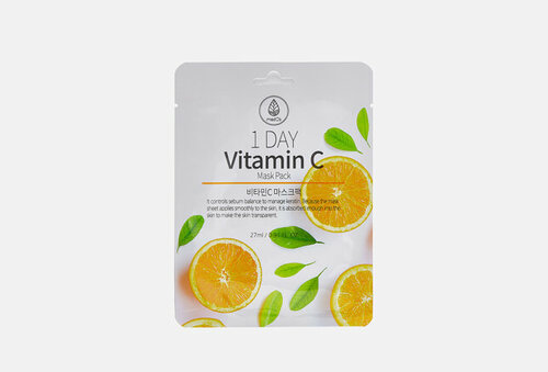 Тканевая маска для лица 1 DAY Vitamin C Mask Pack