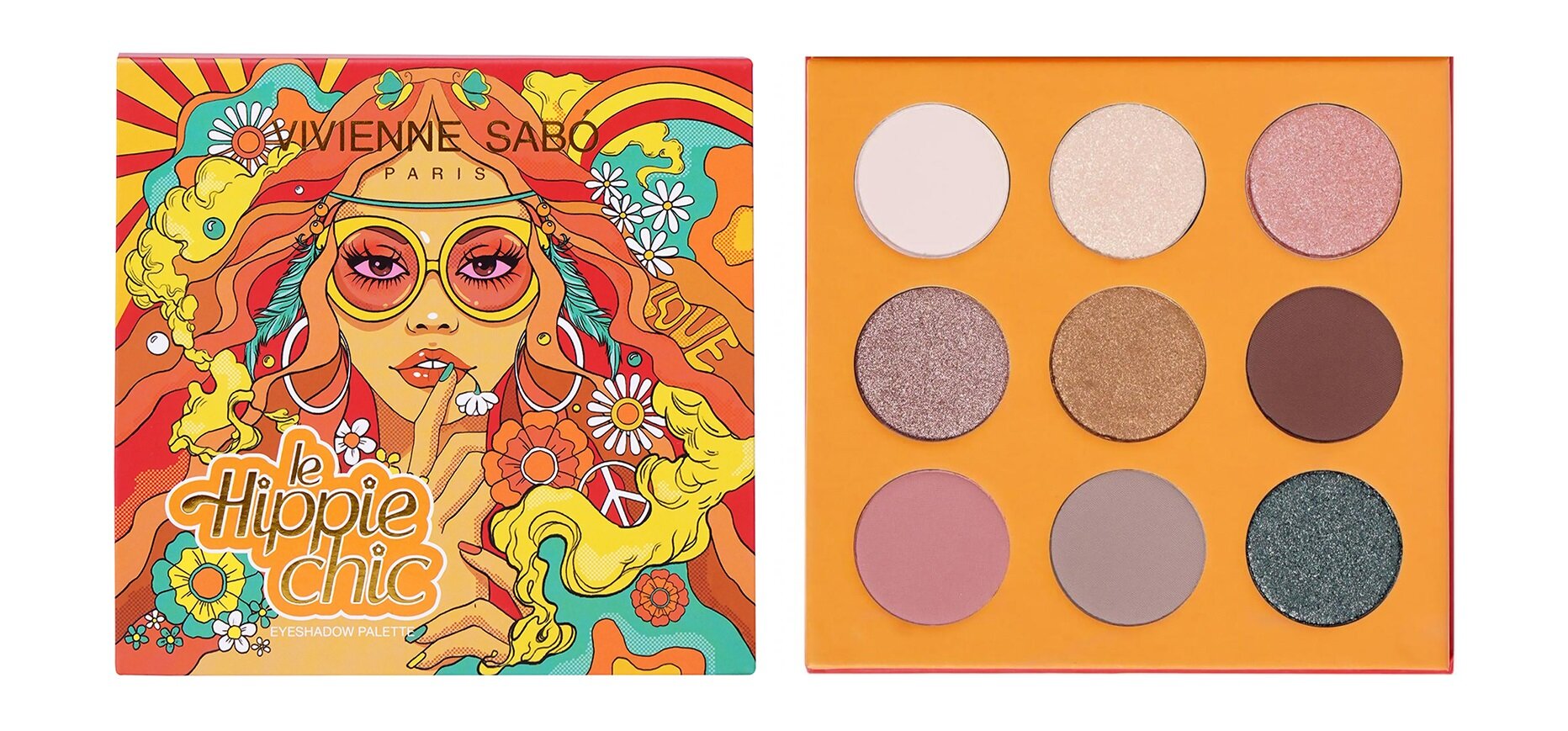 Палетка теней для век Vivienne Sabo Le Hippie Chic Eyeshadow Palette