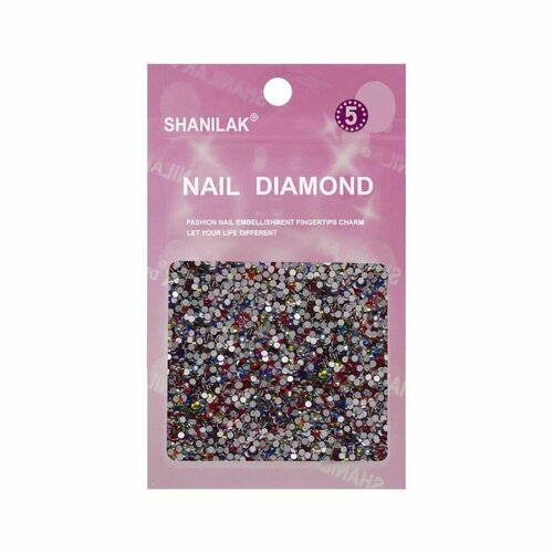 Nail Art Стразы для ногтей 5 мульти 420₽