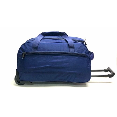 фото Сумка дорожная колесо 1000-син, 44 л, 29х30х57 см, ручная кладь, синий хоза