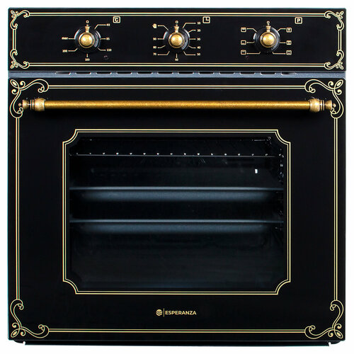 Духовой шкаф электрический встраиваемый ESPERANZA OE6708R B 67 литров конвекция ручки Рустик 2979000₽