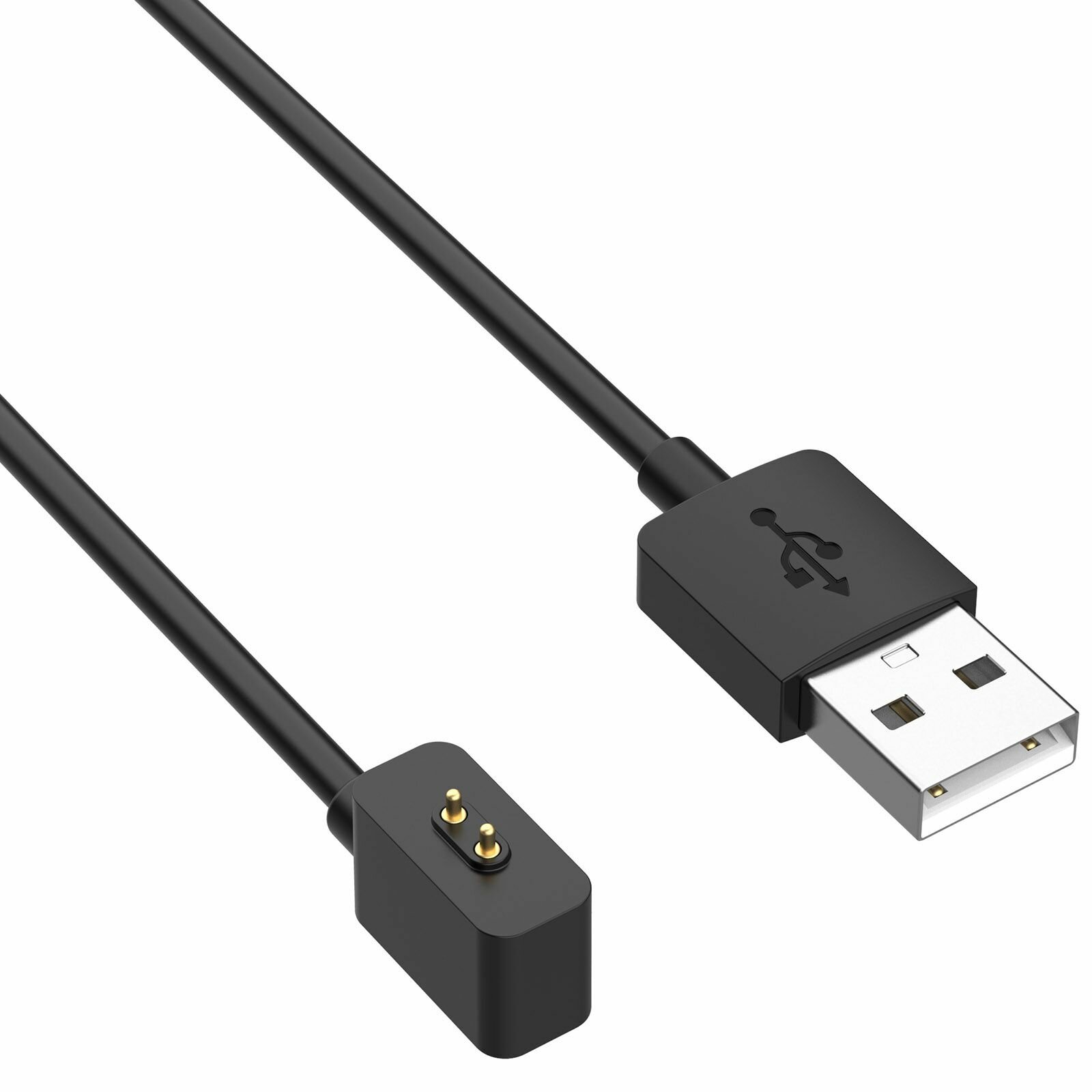 Зарядное USB устройство 60см для Xiaomi Smart Band 8 / Redmi Band 2, черное