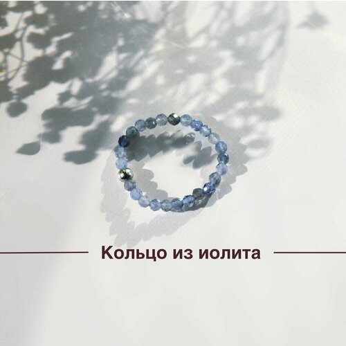 фото Кольцо, иолит, синий нет бренда