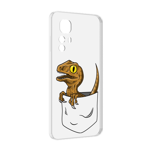 Чехол MyPads динозавр в кармане для Blackview A85 задняя-панель-накладка-бампер