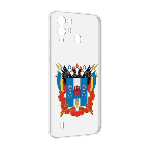 Чехол MyPads герб-ростовская-область для Blackview A55 Pro задняя-панель-накладка-бампер