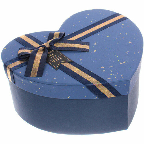 Коробка подарочная «Приятный сюрприз» 23*20*10 см, синий