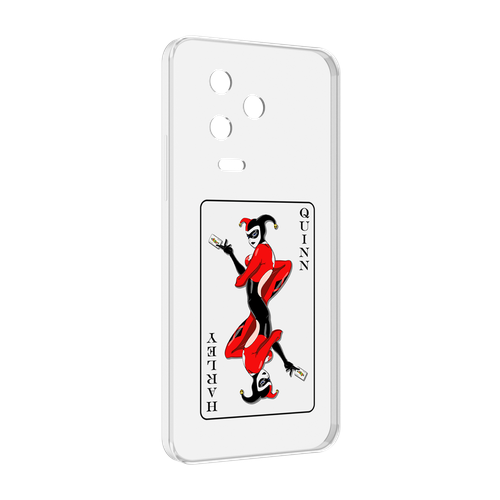 Чехол MyPads королева-джокера для Infinix Note 12 Pro 4G X676B задняя-панель-накладка-бампер