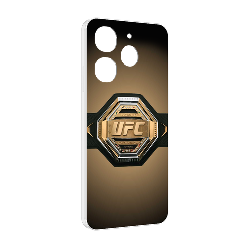 Чехол MyPads UFC единоборства мужской для Tecno Spark 10 Pro задняя-панель-накладка-бампер