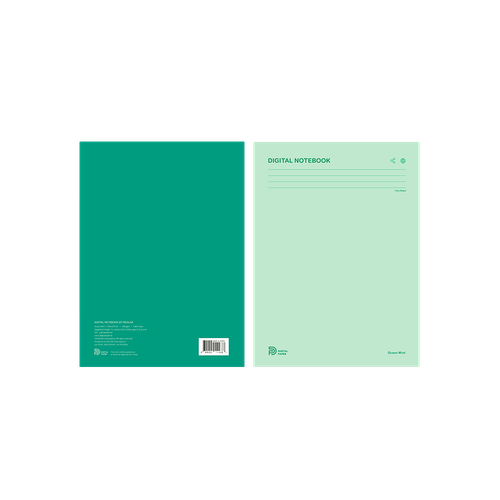 Тетрадь Neolab DIGITAL NOTEBOOK Океанический мятный линейка 188257мм 48лст 490₽