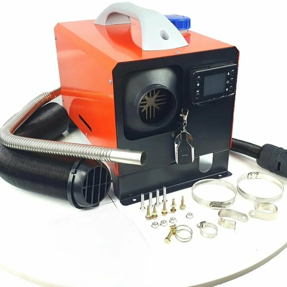 Автономный дизельный отопитель Terbo 5 кВт 12V переносной сухой фен автономка