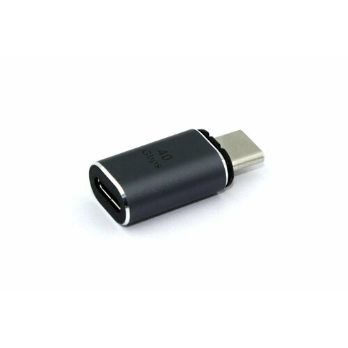 Переходник USB 4 Type C мама-папа прямой с магнитным разъёмом переходник usb 4 type c мама папа прямой с магнитным разъёмом