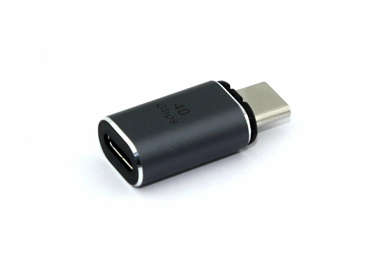 Переходник USB 4 Type C мама-папа прямой с магнитным разъёмом