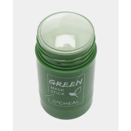 Green Mask Stick Глиняная маска стик для глубокого очищения и сужения пор с экстрактом Зеленого Чая lewedo deep cleansing masks green stick green tea stick mask purifying clay stick facial mask whitening oil control anti acne