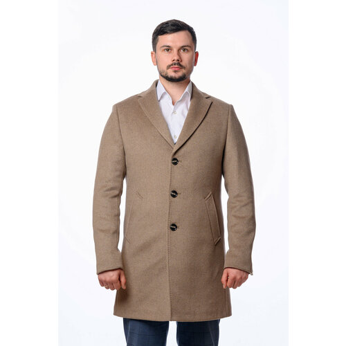 Пальто Van Cliff, размер 64/176, бежевый пальто misteks design размер 64 176 серый