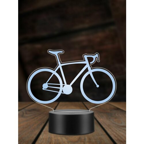 Ночник Велосипед, ночная лампа, 3Д светильник