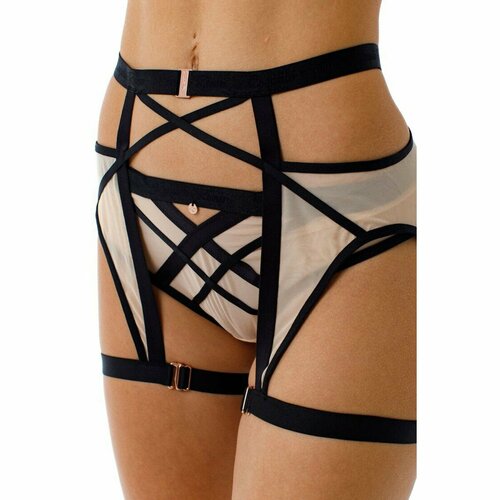 Пояс для чулок Coquette Revue черный 2596₽